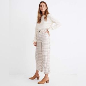 Madewell Emmett Wide-Leg Crop Pants
in Rainbow Grid size 29